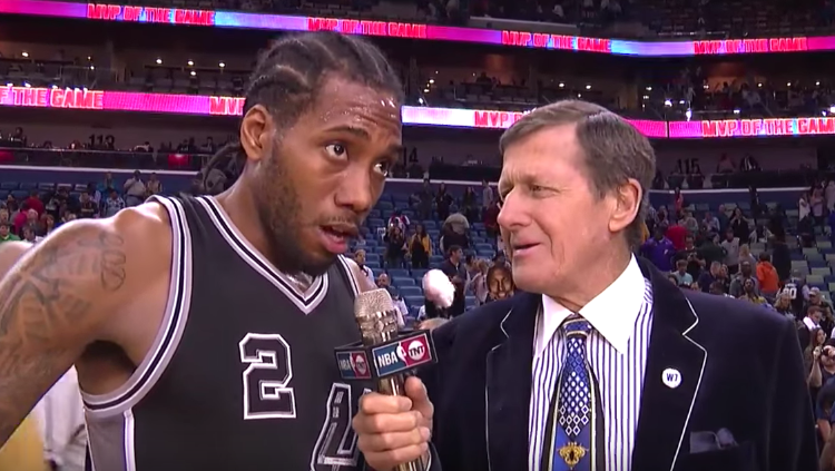 Kawhi Leonard Racks Up 30 and 11 In Spurs Win