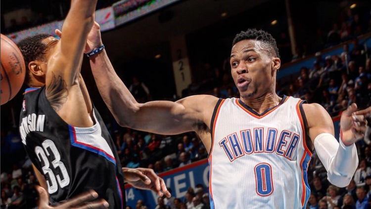 Kevin Durant, Russell Westbrook Dominate LA