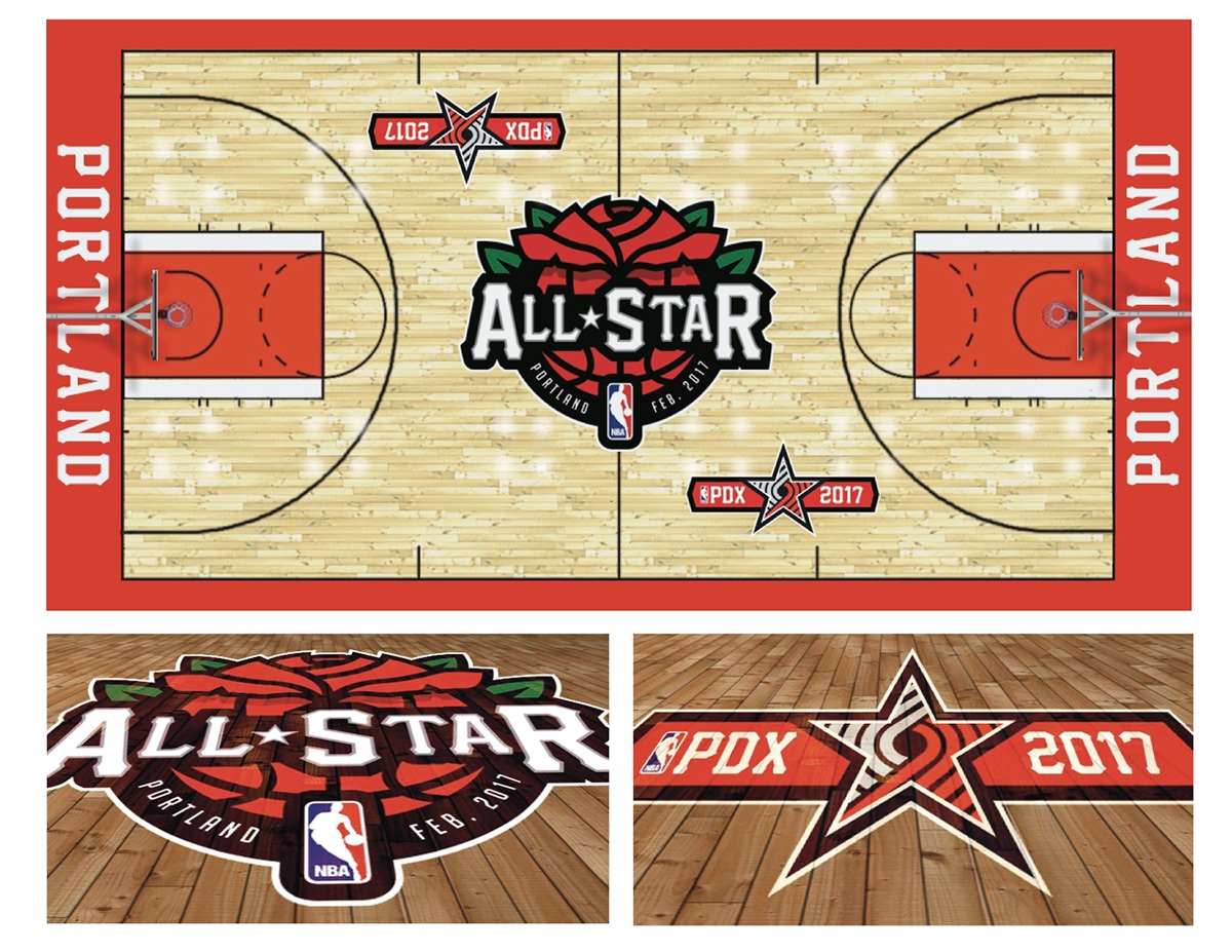 Portland NBA All-Star Weekend Branding Concept