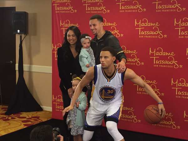 Stephen Curry x Wax Stephen Curry at Madame Tussauds