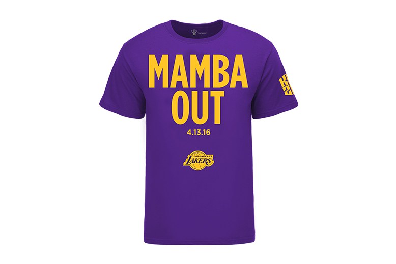 Kobe Bryant Is Selling 'Mamba Out' Tees