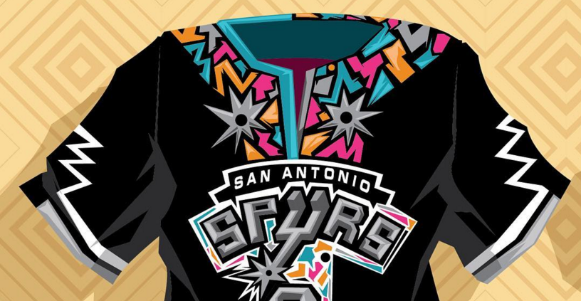 San Antonio Spurs Dashiki Illustration