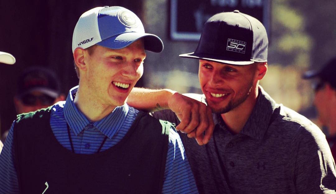 Stephen Curry Throws Mouthpiece at Golf Tournament