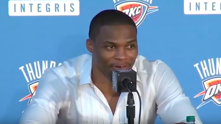Russell Westbrook Officially Signs Extension In OKC