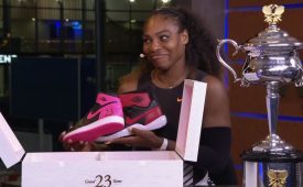 Michael Jordan Gifts Serena Williams Custom Air Jordans After Australian Open Win