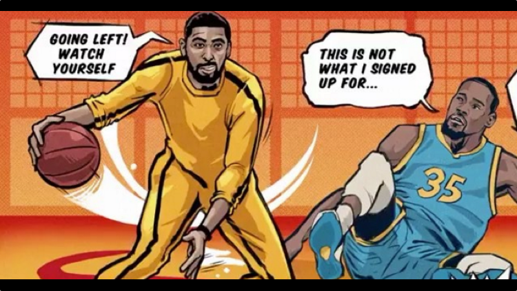 Kyrie Irving Game of Death Comic Illustration